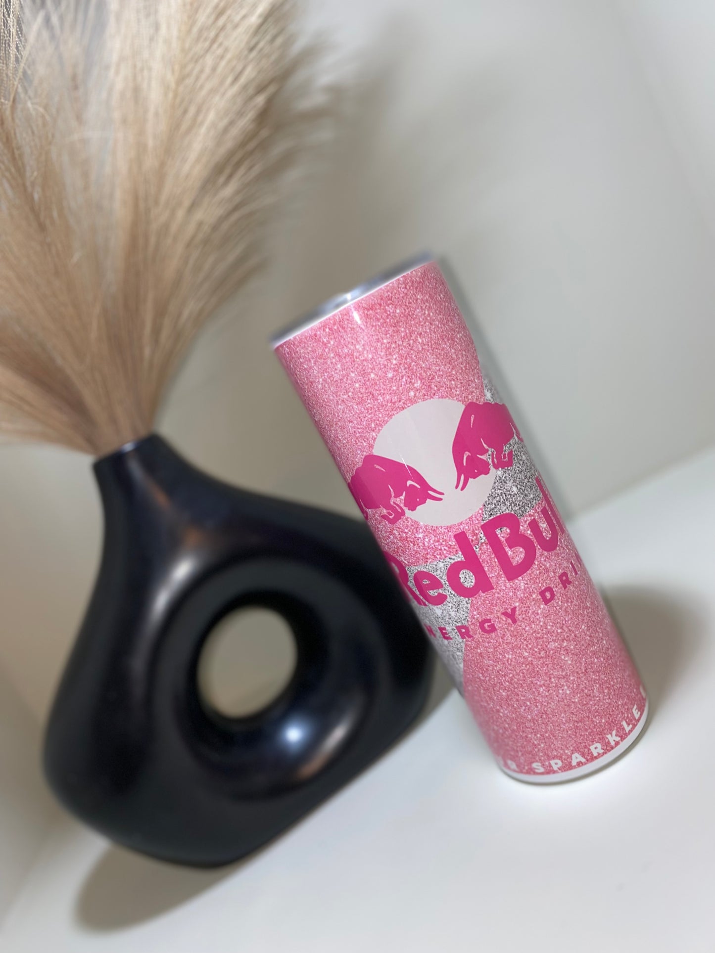 Red Bull Glitter Tumbler