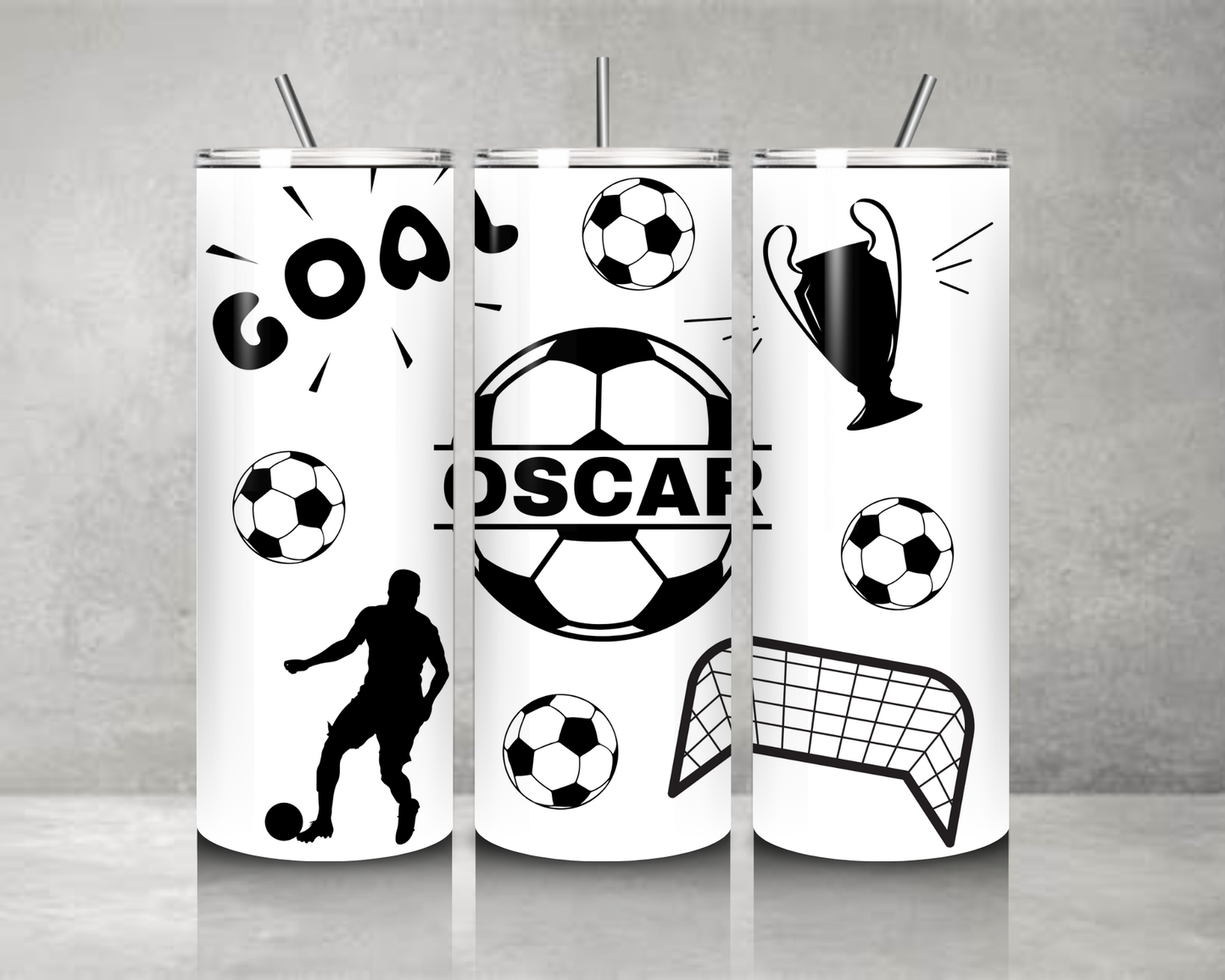 Personalised Football Tumbler