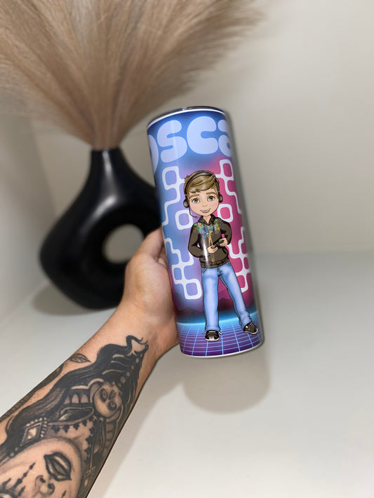 Personalised Gamer Boy Tumbler