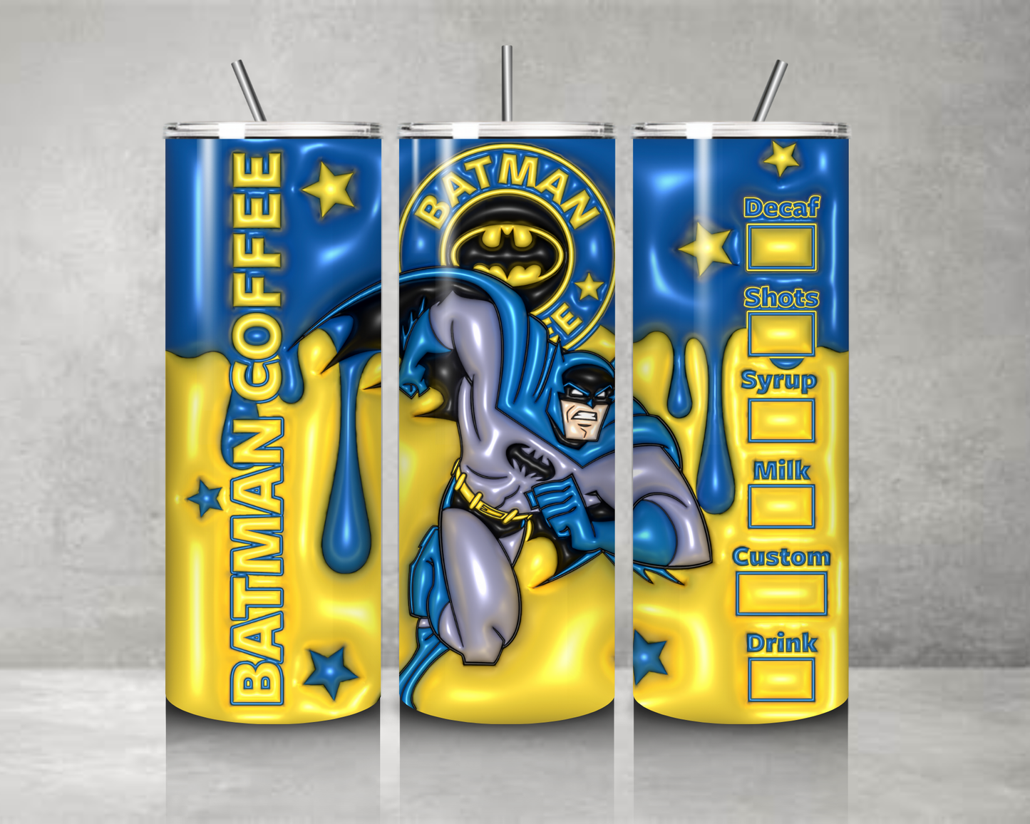 Superhero 3D Tumbler