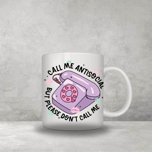 Call Me Antisocial Mug