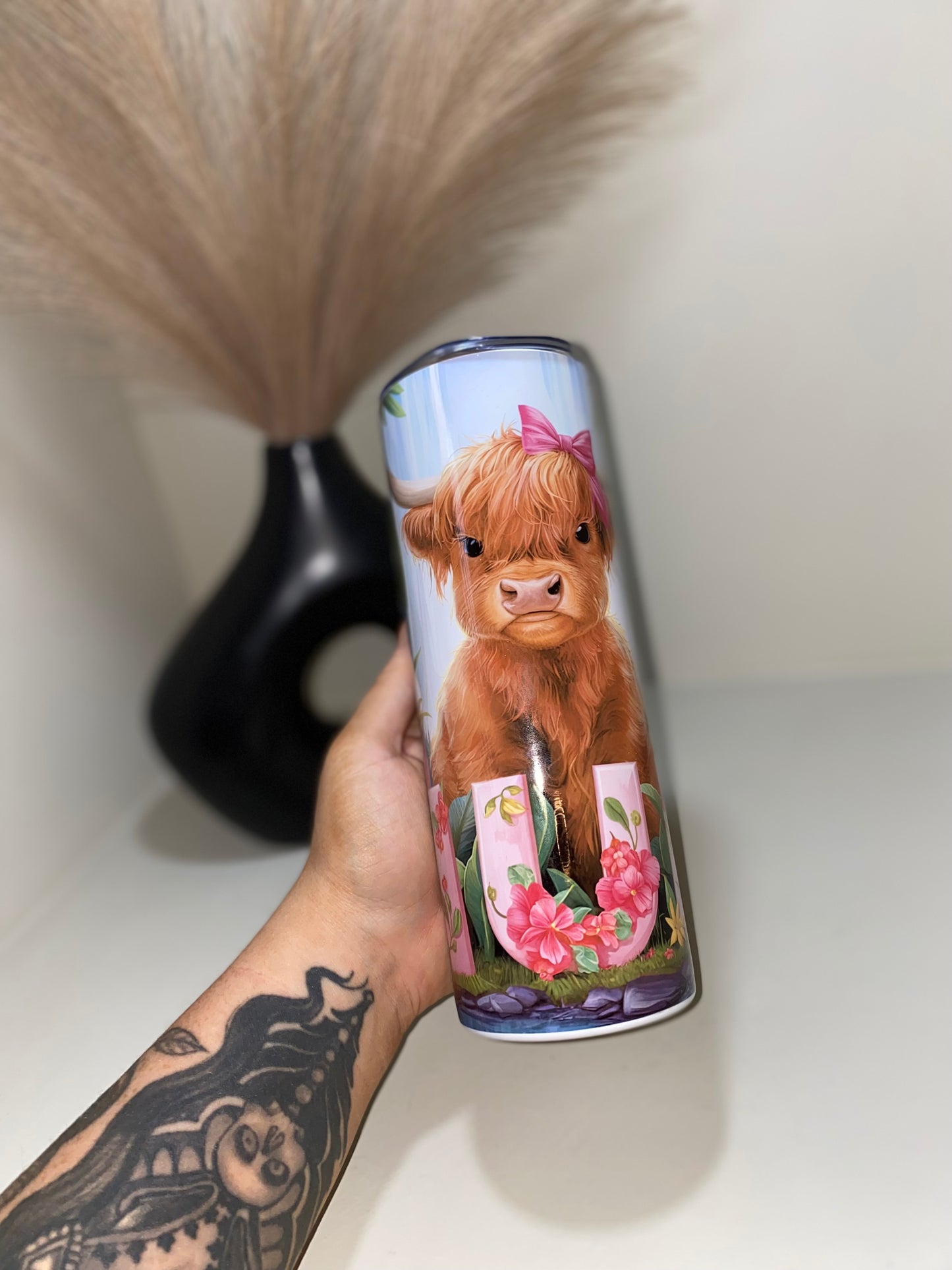 Mum Highland Cow Tumbler