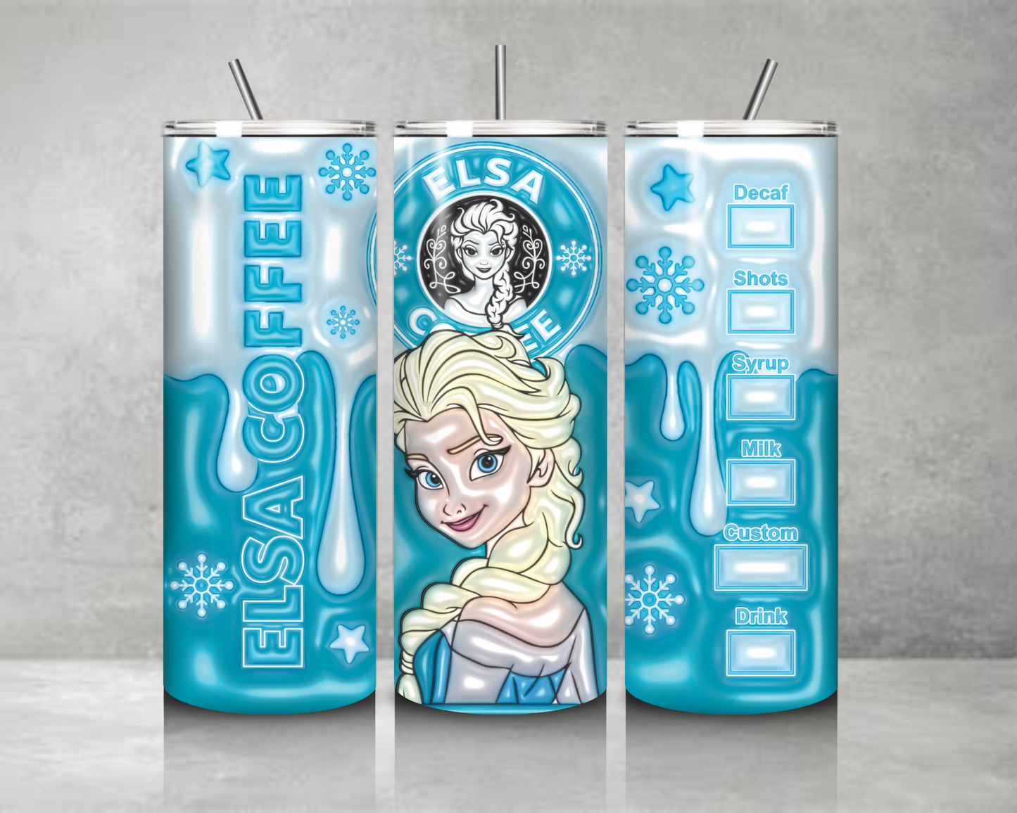 Princess 3D Tumbler