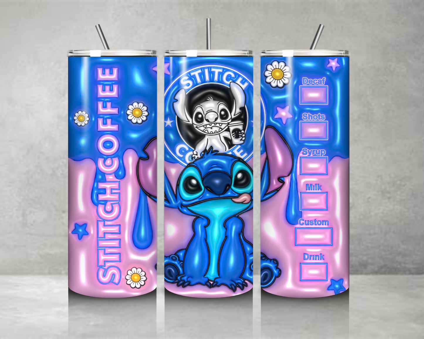 Stitch 3D Tumbler