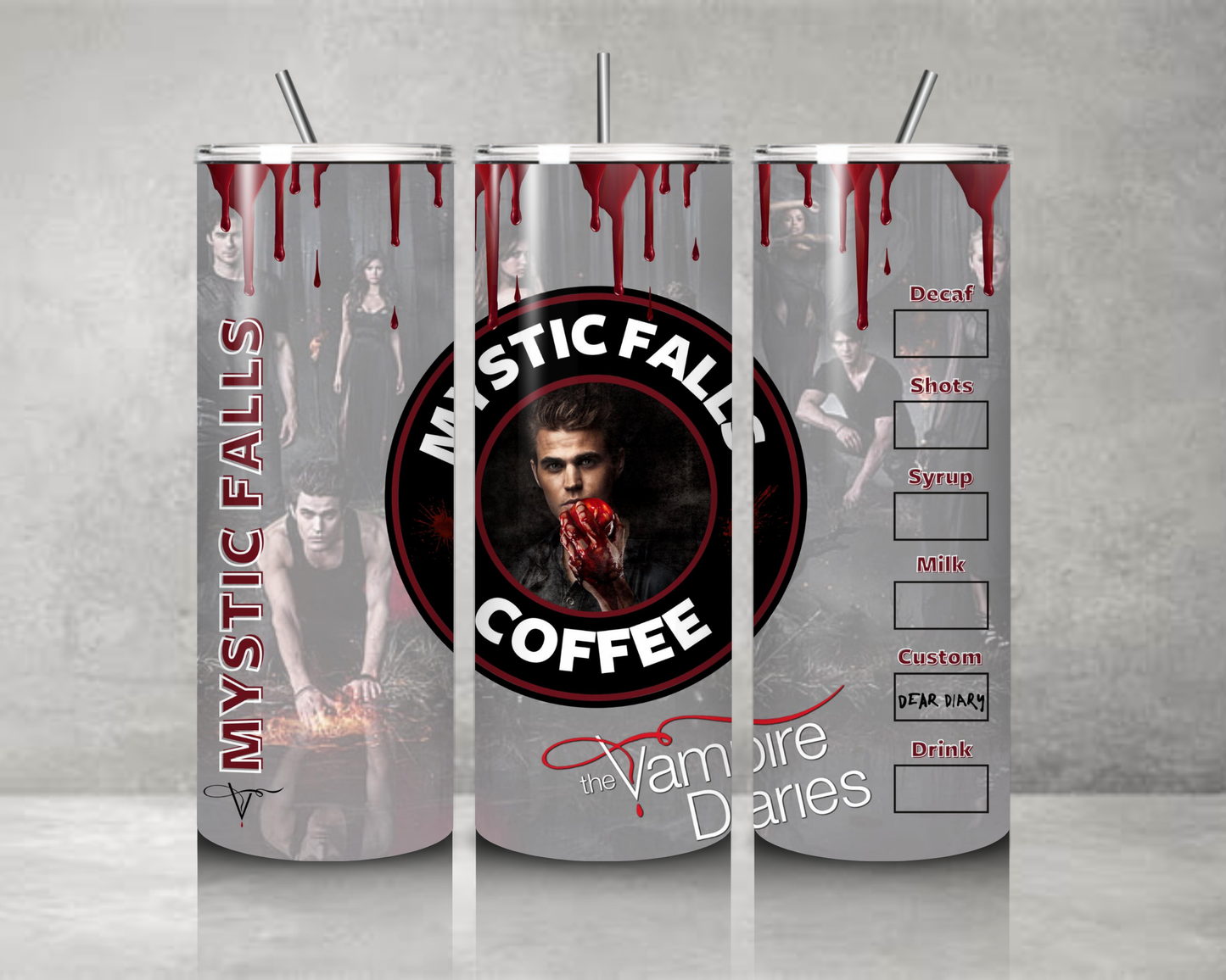 Vampire Diaries Tumbler