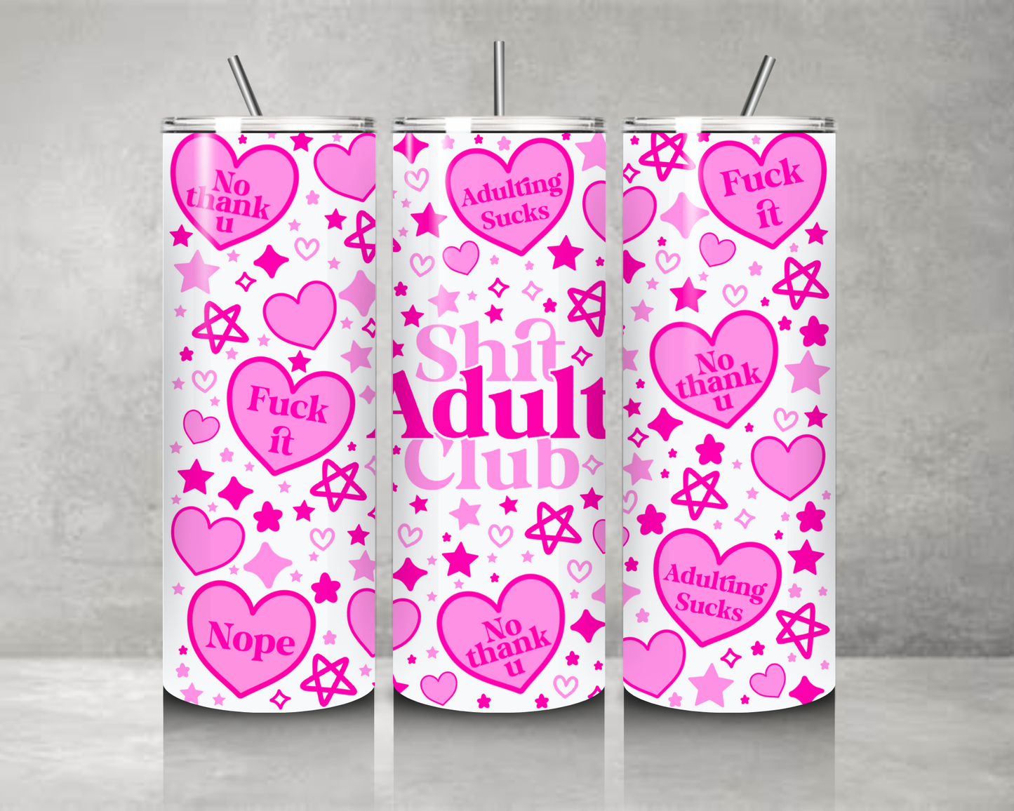 Sh*t Adult Club Tumbler