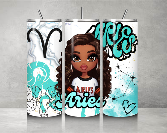 Exclusive Aries Zodiac Tumbler