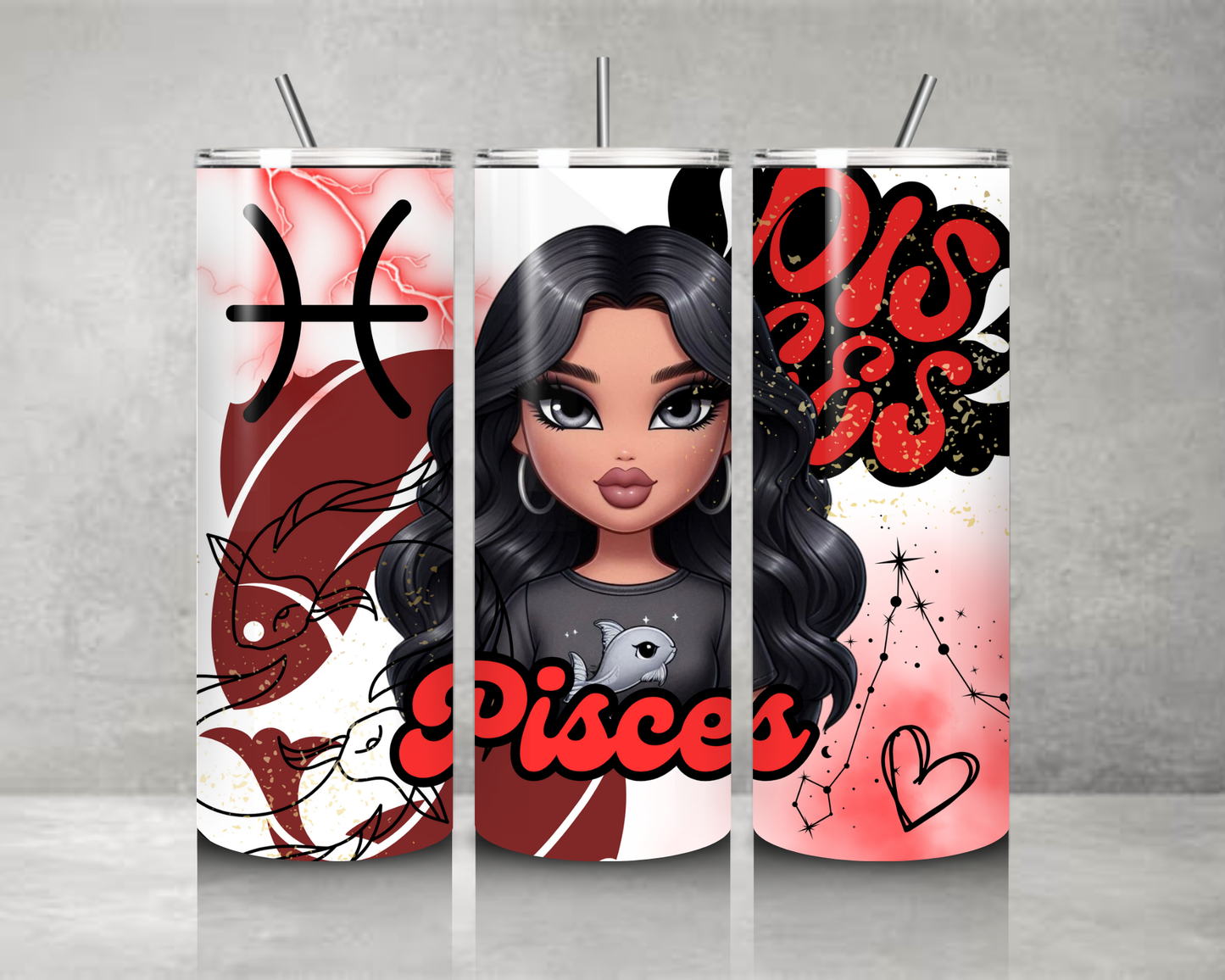 Exclusive Pisces Zodiac Tumbler