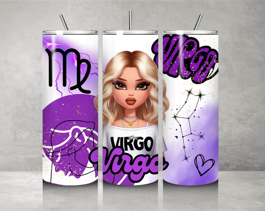 Exclusive Virgo Zodiac Tumbler