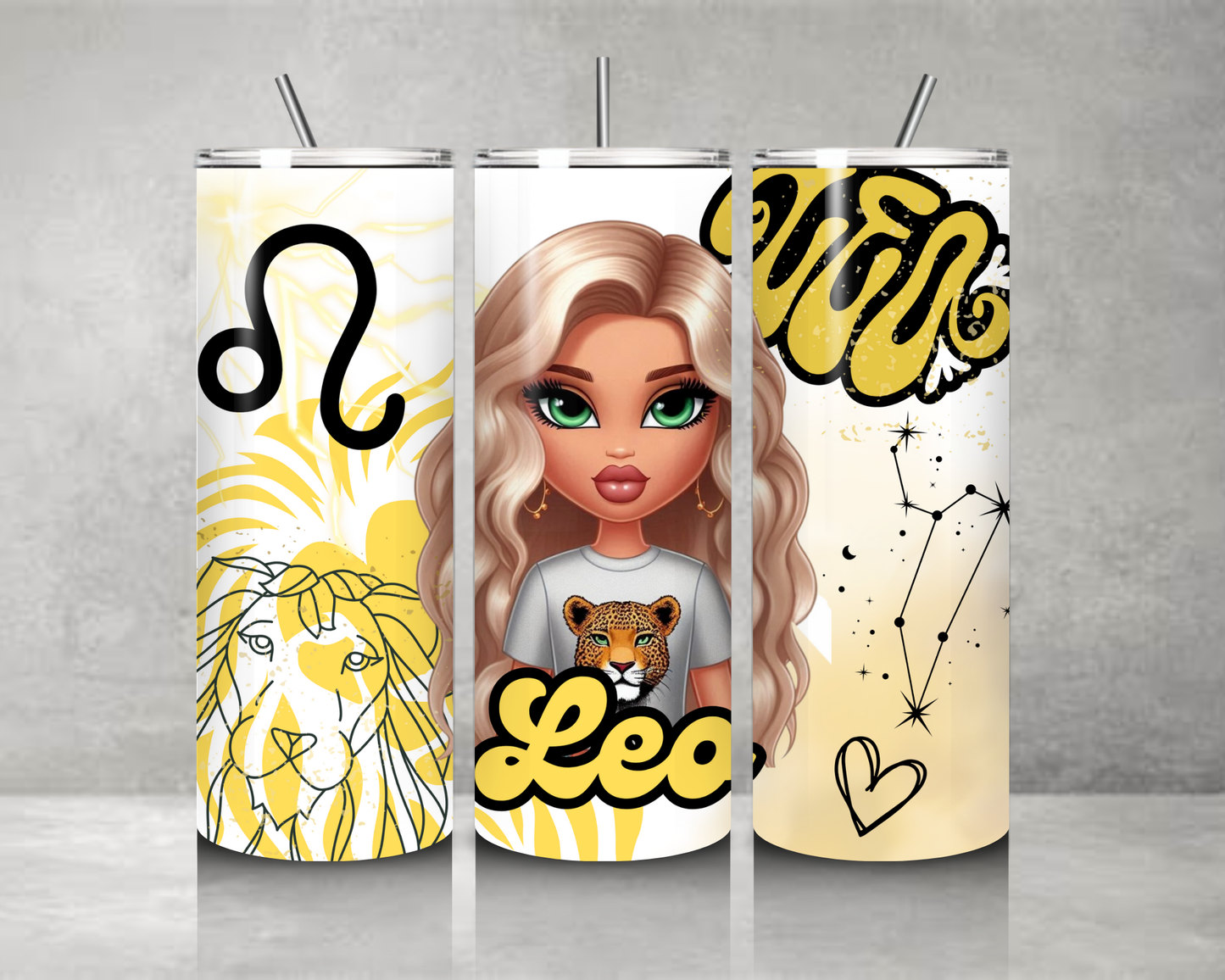 Exclusive Leo Zodiac Tumbler