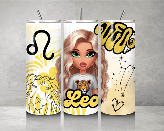 Exclusive Leo Zodiac Tumbler